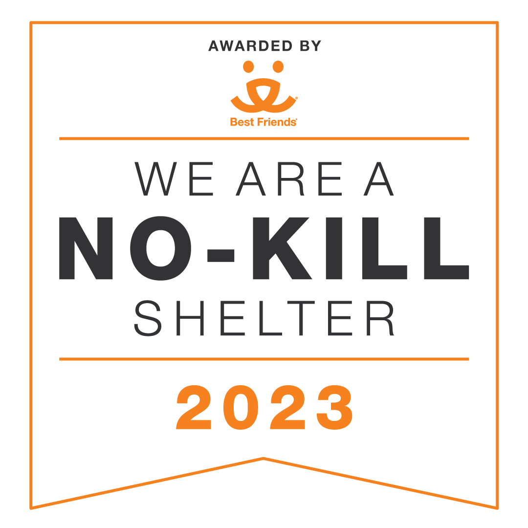 Animal Services No-Kill Shelter Badge Graphic 2023